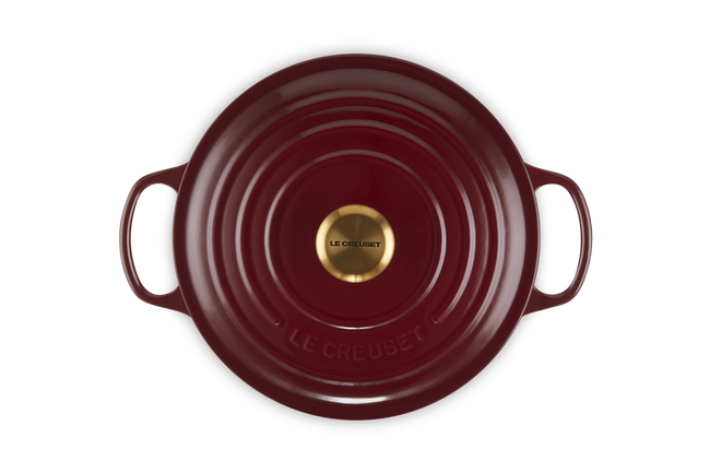 Cast Iron Signature Round CasseroleGarnet image number 4